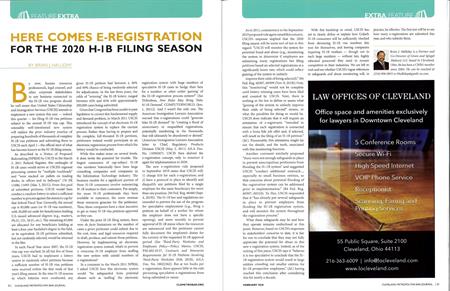 Here Comes E-Registration for the 2020 H-1B Filing Season