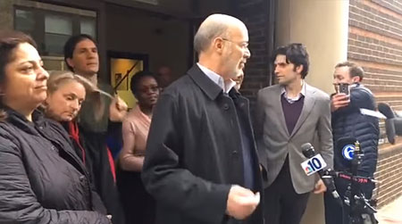 ‘I’M OUTRAGED’: GOV. TOM WOLF MEETS FAMILY OF CHRISTIAN IMMIGRANTS TURNED AWAY FROM US