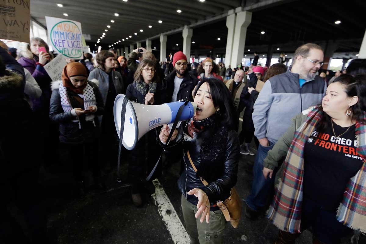 All PHL detainees released; huge airport crowd protests Trump's immigration order