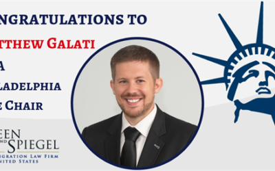 MATTHEW GALATI ELECTED VICE CHAIR FOR THE AILA PHILADELPHIA CHAPTER; RENAMED TO NATIONAL EB-5 COMMITTEE