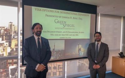 JOSH ROLF LEADS INVESTMENT VISA DISCUSSION IN BUENOS AIRES