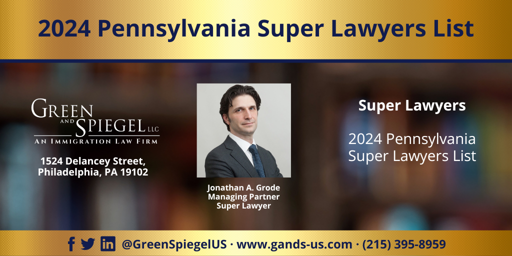 Jonathan Grode Honored as a Top Pennsylvania Attorney in 2024 by Super Lawyers