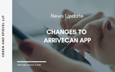 CHANGES TO ARRIVECAN APP