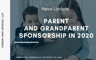 PARENT AND GRANDPARENT SPONSORSHIP IN 2020