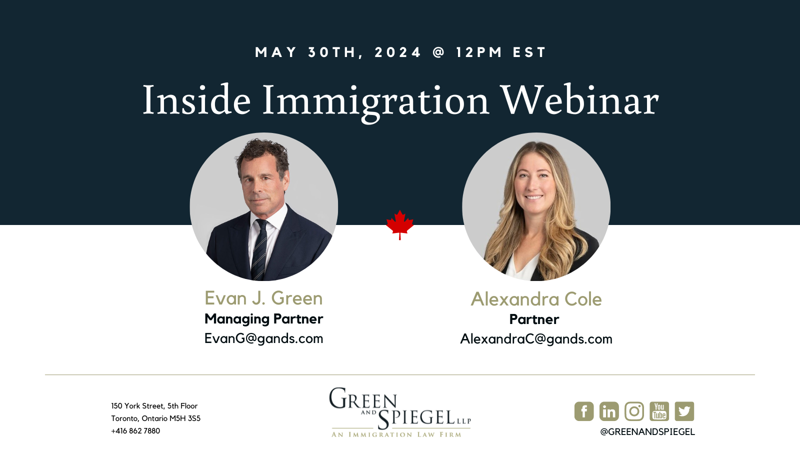 Green and Spiegel Inside Immigration Webinar