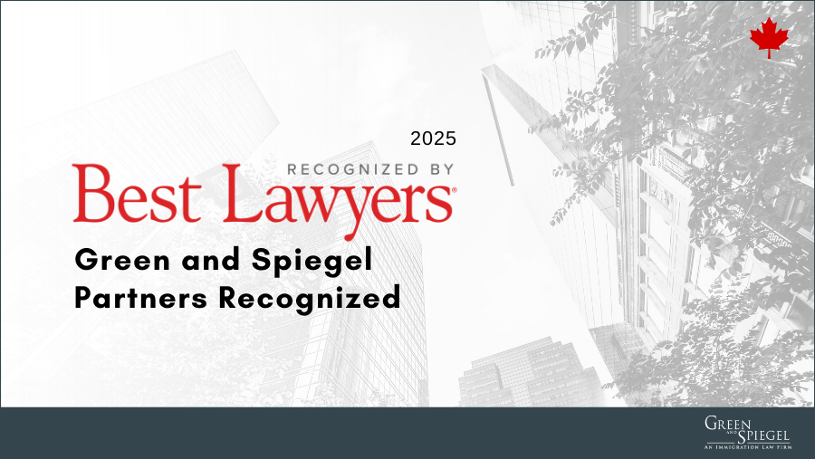 Green and Spiegel Partners Recognized in The Best Lawyers in Canada 2025 Edition