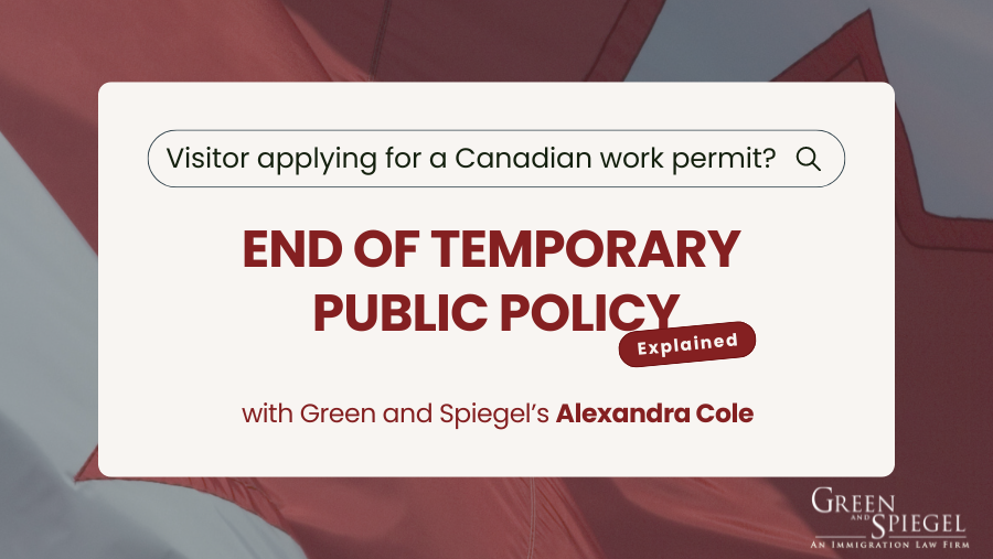 End of Temporary Public Policy Explained