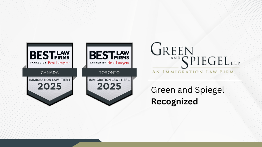 Green and Spiegel LLP Recognized in Best Law Firms® Canada 2025