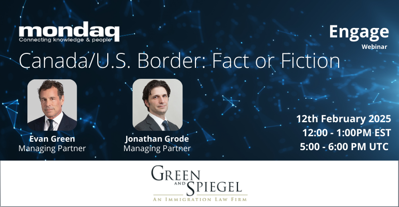 Featured Webinar – Canada/U.S. Border: Fact or Fiction