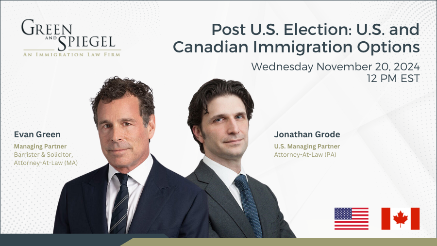 Post U.S. Election: U.S. and Canadian Immigration Options